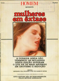 Homem – N 40-A Mulheres em extase