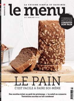 le menu edition francaise – Mars 2025