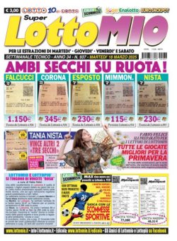 Lottomio del Giovedi – 18 Marzo 2025