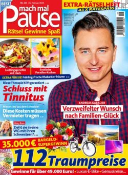Mach mal Pause – 25 Februar 2025