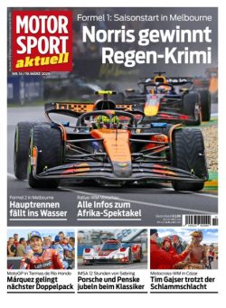 Motorsport aktuell – 18 Marz 2025