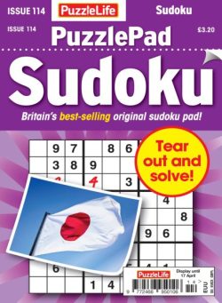 PuzzleLife PuzzlePad Sudoku – March 2025