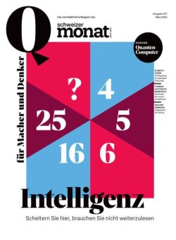 Q by Schweizer Monat – Marz 2025