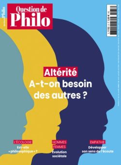 Question de Philo – Avril-Mai-Juin 2025