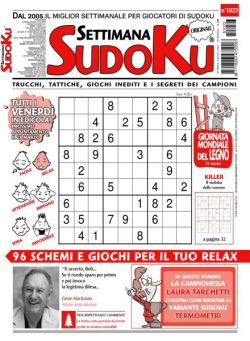 Settimana Sudoku – 21 Marzo 2025
