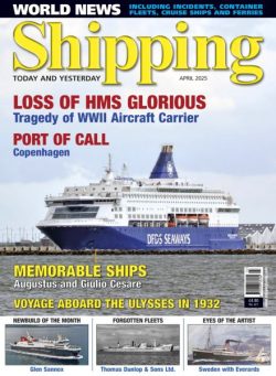 Shipping Today & Yesterday – April 2025