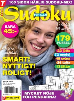 Sudoku for Alla – 19 Mars 2025