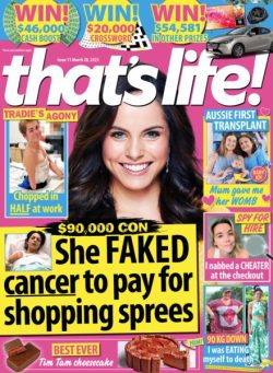 that’s life! Australia – 13 March 2025