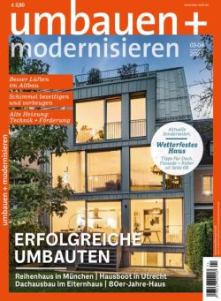 Umbauen + Modernisieren – Marz-April 2025
