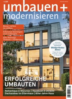 Umbauen und Modernisieren – Marz-April 2025