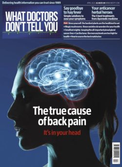 What Doctors Don’t Tell You UK – April 2025