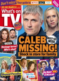 What’s on TV – 22 March 2025
