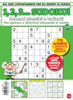 123 Sudoku – Maggio 2025