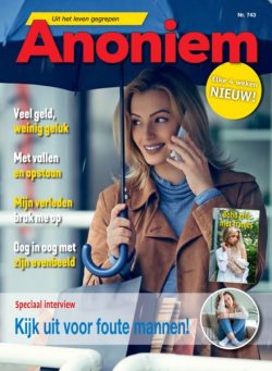 Anoniem – 26 Maart 2025