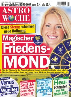 Astrowoche – 2 April 2025