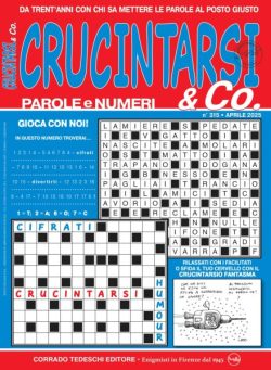Crucintarsi & Co – Aprile 2025