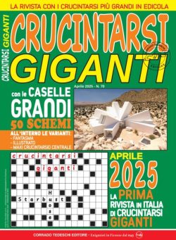Crucintarsi Giganti – Aprile 2025