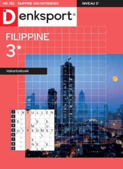Denksport Filippine 3 Vakantieboek – 3 April 2025