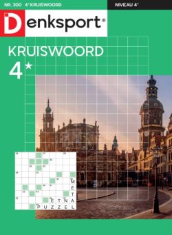Denksport Kruiswoord 4 – 3 April 2025