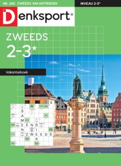 Denksport Zweeds 2-3 vakantieboek – 20 Maart 2025