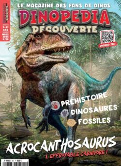 Dinopedia Decouverte – Mars 2025