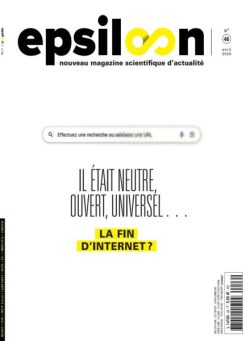 Epsiloon – Avril 2025