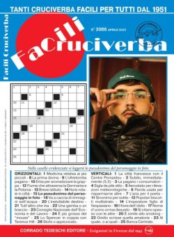 Facili Cruciverba – Aprile 2025