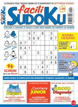 Facili Sudoku – Aprile 2025