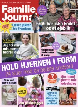 Familie Journal – 31 Marts 2025