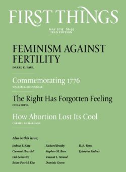 First Things – May 2025