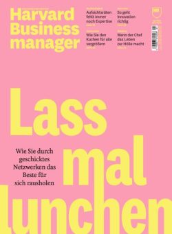 Harvard Business Manager – Mai 2025