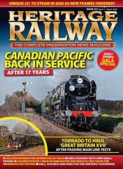 Heritage Railway – April 11 2025
