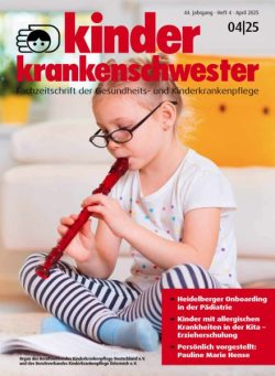 Kinderkrankenschwester – April 2025