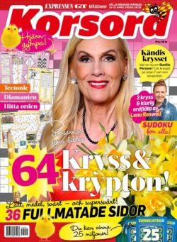 Korsord – 14 April 2025