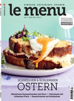 le menu – April 2025