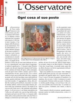 L’Osservatore – 19 Aprile 2025