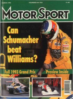 Motor Sport Magazine – March 1993