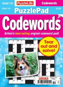 PuzzleLife PuzzlePad Codewords – April 2025