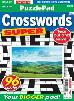 PuzzleLife PuzzlePad Crosswords Super – March 2025