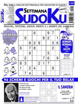 Settimana Sudoku – 4 Aprile 2025