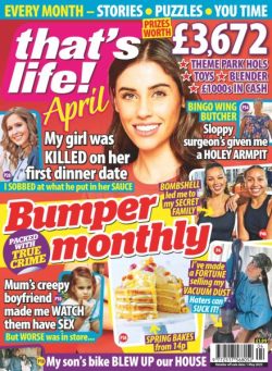 That’s Life Monthly – April 2025