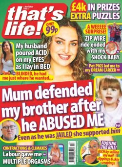 that’s life! UK – 27 March 2025