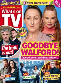 What’s on TV – 12 April 2025