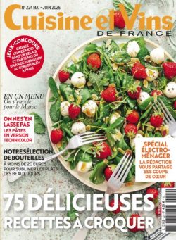 Cuisine et Vins de France – Mai-Juin 2025