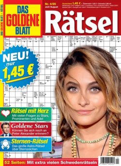 Das Goldene Blatt-Ratsel – Juli-August 2025