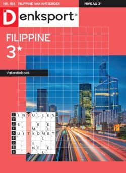 Denksport Filippine 3 Vakantieboek – 29 Mei 2025