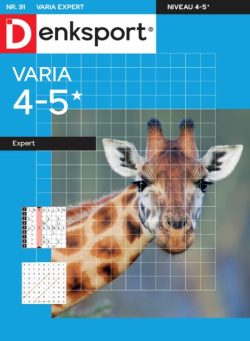 Denksport Varia expert 4-5 – 22 Mei 2025