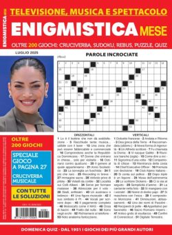 Enigmistica Mese – Luglio 2025