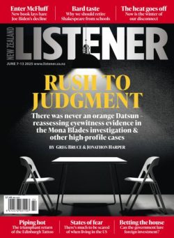 New Zealand Listener – 1 June 2025