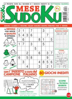 Settimana Sudoku Mese – Giugno 2025